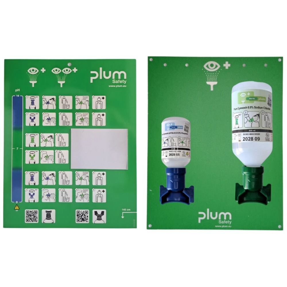 Stacja PLUM EMERGENCY EYE WASH otwarta - 200ml, 500ml nr 4770 (4773) Stacja PLUM EMERGENCY EYE WASH otwarta - 200ml, 500ml nr 4770 (4773)