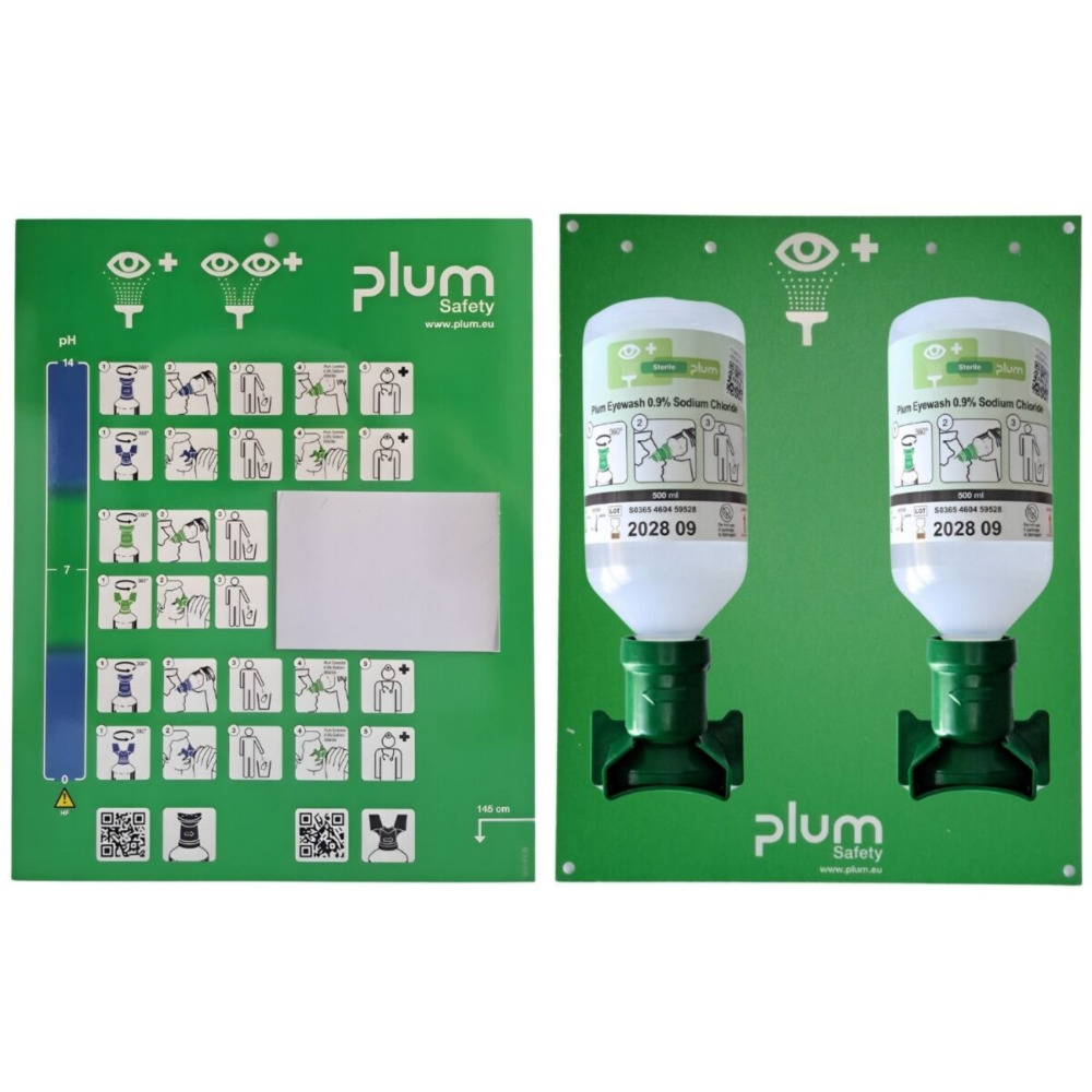 Stacja PLUM EYE WASH otwarta - 2 x 500ml (nr 4694) Stacja PLUM EYE WASH otwarta - 2 x 500ml (nr 4694)