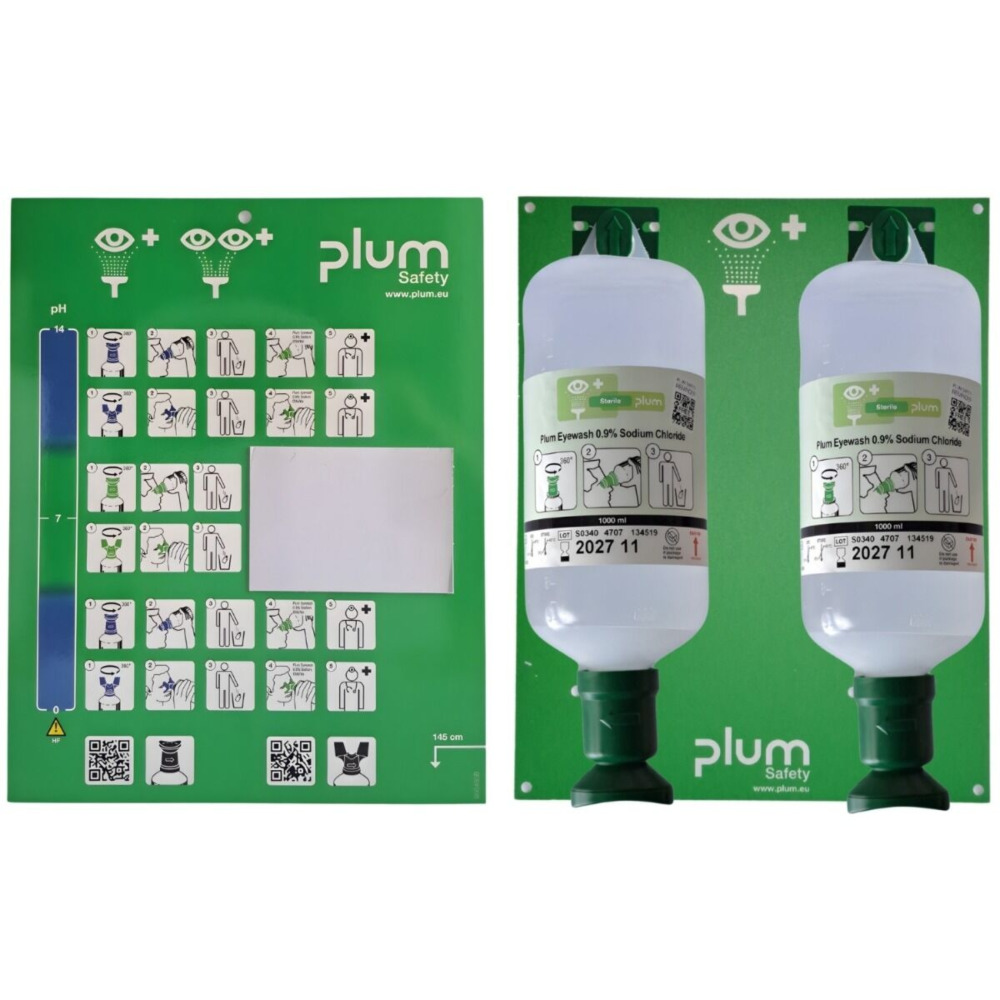 Stacja PLUM EYE WASH otwarta - 2 x 1000ml (nr 4708) Stacja PLUM EYE WASH otwarta - 2 x 1000ml (nr 4708)