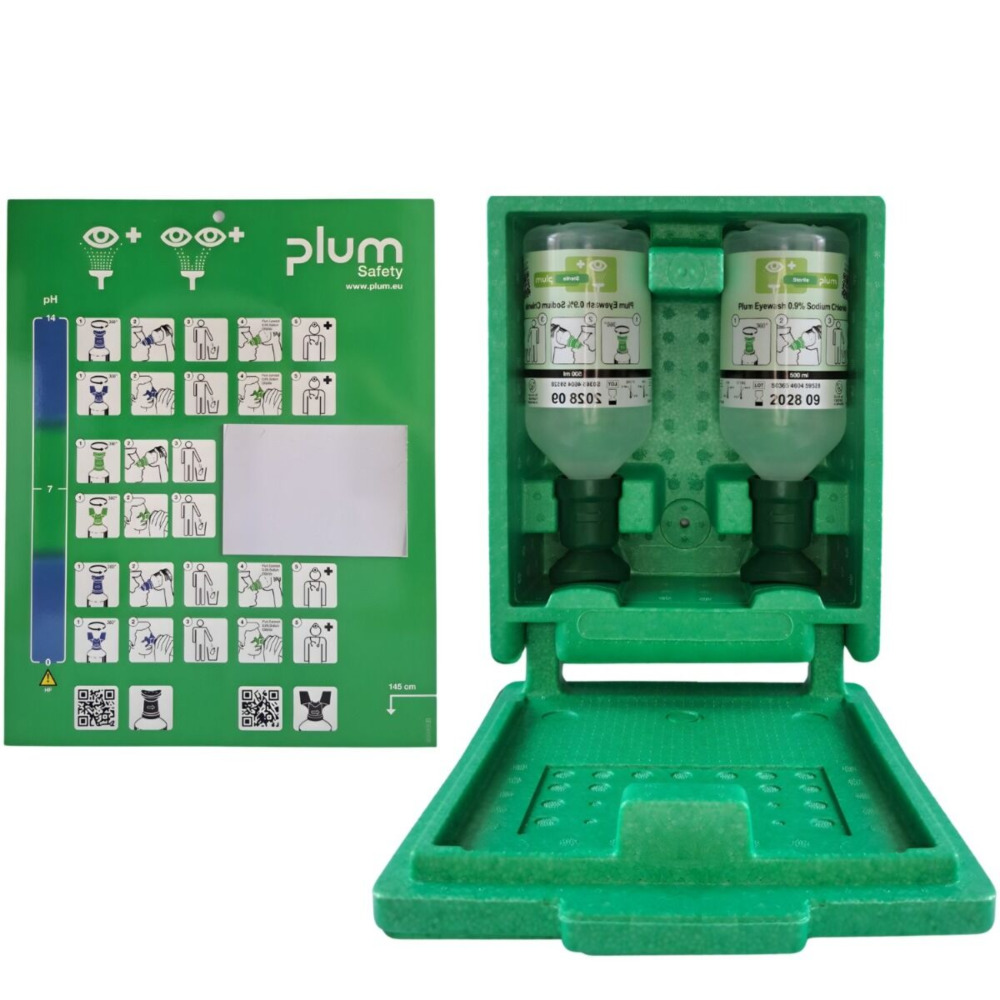 Stacja PLUM EYE WASH zamykana - 2 x 500ml (nr 4650) Stacja PLUM EYE WASH zamykana - 2 x 500ml (nr 4650)