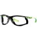 Okulary ochronne bezbarwne 3M Solus SCCS01SGAF-F- oprawka zielona