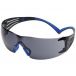 Okulary ochronne szare 3M SecureFit 402SGAF - zauszniki szaro-niebieskie