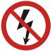 GB005 B2 PN - Znak "Nie załączać urządzeń elektrycznych"