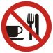 GB010 D2 PN - Znak "Zakaz spożywania posiłków"