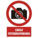 GC028 BK PN - Znak "Zakaz fotografowania"