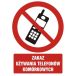 GC030 CK FN - Znak "Zakaz używania telefonów komórkowych"