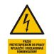 HA018 BU PN - Znak "Przed przystąpieniem do pracy wyłączyć i rozładować kondensatory"