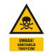 Znak "Ostrzeżenie przed substancjami toksycznymi" JA009