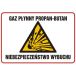 NB012 FC PN - Znak "Gaz płynny propan - butan niebezpieczeństwo wybuchu"