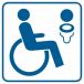 RA023 D2 PN - Piktogram "Toaleta dla inwalidów"