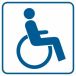 RA071 B4 FN - Piktogram "Miejsce dla inwalidów na wózkach"