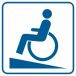 RA072 B4 PN - Piktogram "Podjazd dla inwalidów"