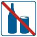 RA503 B2 PN - Piktogram "Zakaz spożywania napojów"