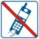 RA510 B4 FN - Piktogram "Zakaz używania telefonów komórkowych"