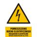HA028 BK PN - Znak "Pomieszczenie ruchu elektrycznego, urządzenie elektryczne napięcie niebezpieczne dla życia"