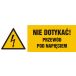 HB021 AI PN - Znak "Nie dotykać, przewód pod napięciem"