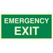 Znak "Emergency exit"