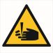 Znak ''Ostrzeżenie przed niebezpieczeństwem obcięcia palców'' GE007