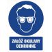 GL003 DJ FN - Znak "Załóż okulary ochronne"