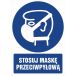GL018 EI PN - Znak "Stosuj maskę przeciwpyłową"