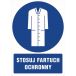 GL028 BK FN - Znak "Stosuj fartuch ochronny"