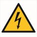 Znak "Ostrzeżenie przed napięciem elektrycznym" GW012