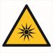 Znak "Ostrzeżenie przed promieniowaniem optycznym" GW027