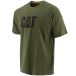 Koszulka CAT - TM LOGO - zielony