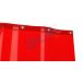 Kurtyna spawalnicza PVC 1400 x 1600 mm - czerwona