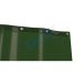 Kurtyna spawalnicza PVC 1400 x 2000 mm - zielona z haczykami