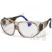 Okulary ochronne bezbarwne UVEX Futura (nr 9180.015) - oprawka brązowa