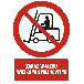 GC006 DJ PN - Znak "Zakaz wjazdu wózkami spalinowymi"