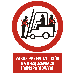 GC016 DJ FN - Znak "Zakaz przewozu osób na urządzeniach transportowych"