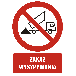 GC034 BK PN - Znak "Zakaz wysypywania"