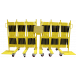 Zapora nożycowa DANCOP 70-130 - żółto-czarna; 2x8m