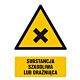 Znak "Substancja szkodliwa lub drażniąca" GF026