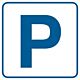 Piktogram RA074 - "Parking" - 10x10cm; folia