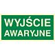 Znak "Wyjście awaryjne"