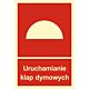 Znak "Uruchamianie klap dymowych" BB002