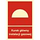 Znak "Kurek główny instalacji gazowej" BB005