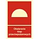 Znak "Otwieranie klap przeciwpozarowych" BB010