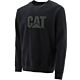 Bluza CAT - TM LOGO CREWNECK - czarny