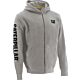 Bluza CAT - FULL ZIP HOODED - szary