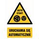 Znak "Uruchamia się automatycznie" GF032