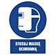 Znak "Stosuj maskę ochronną"