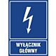 Znak "Wyłącznik główny"