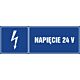 Znak "Napięcie 24V"
