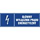 Znak "Główny wyłącznik energetyczny prądu"