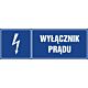 Znak "Wyłącznik prądu"