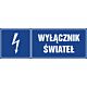 Znak "Wyłącznik świateł"